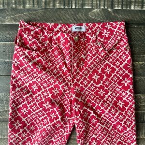 Vintage Moschino Floral Printed Jeans